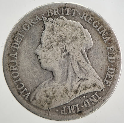 1899 Victoria Shilling Silver Coin | Collectable Grade