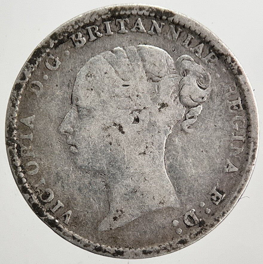 1884 Victoria Threepence Silver Coin | Collectable Grade