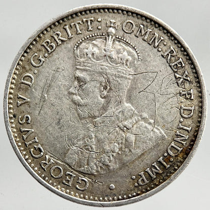 1936 Australia Threepence Silver Coin | Fine Collectable Grade