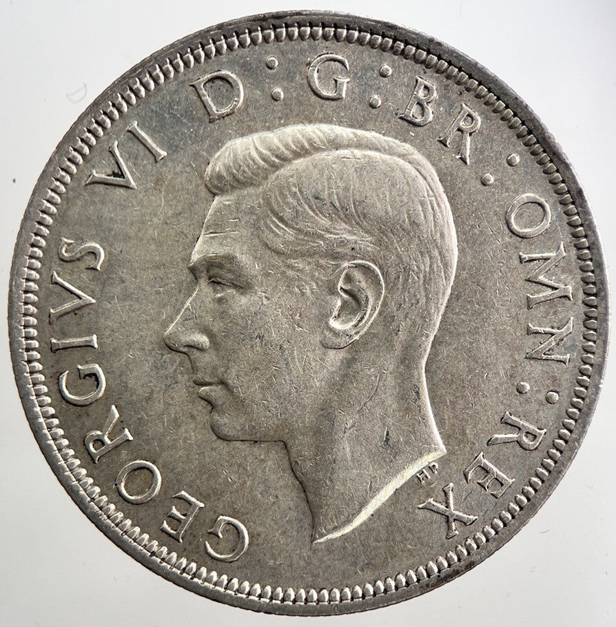 1941 George VI Half-Crown Silver Coin | Very High Grade