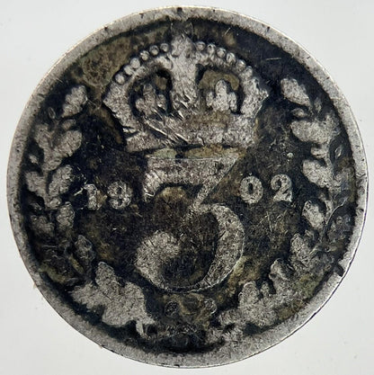 1902 Edward VII Threepence Silver Coin | Collectable Grade | a9002