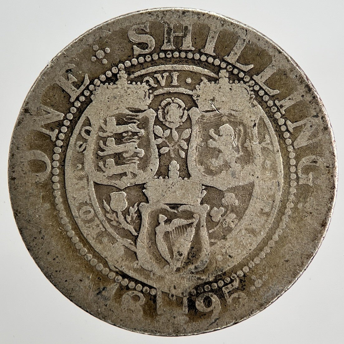 1895 Victoria Shilling Silver Coin | Collectable Grade