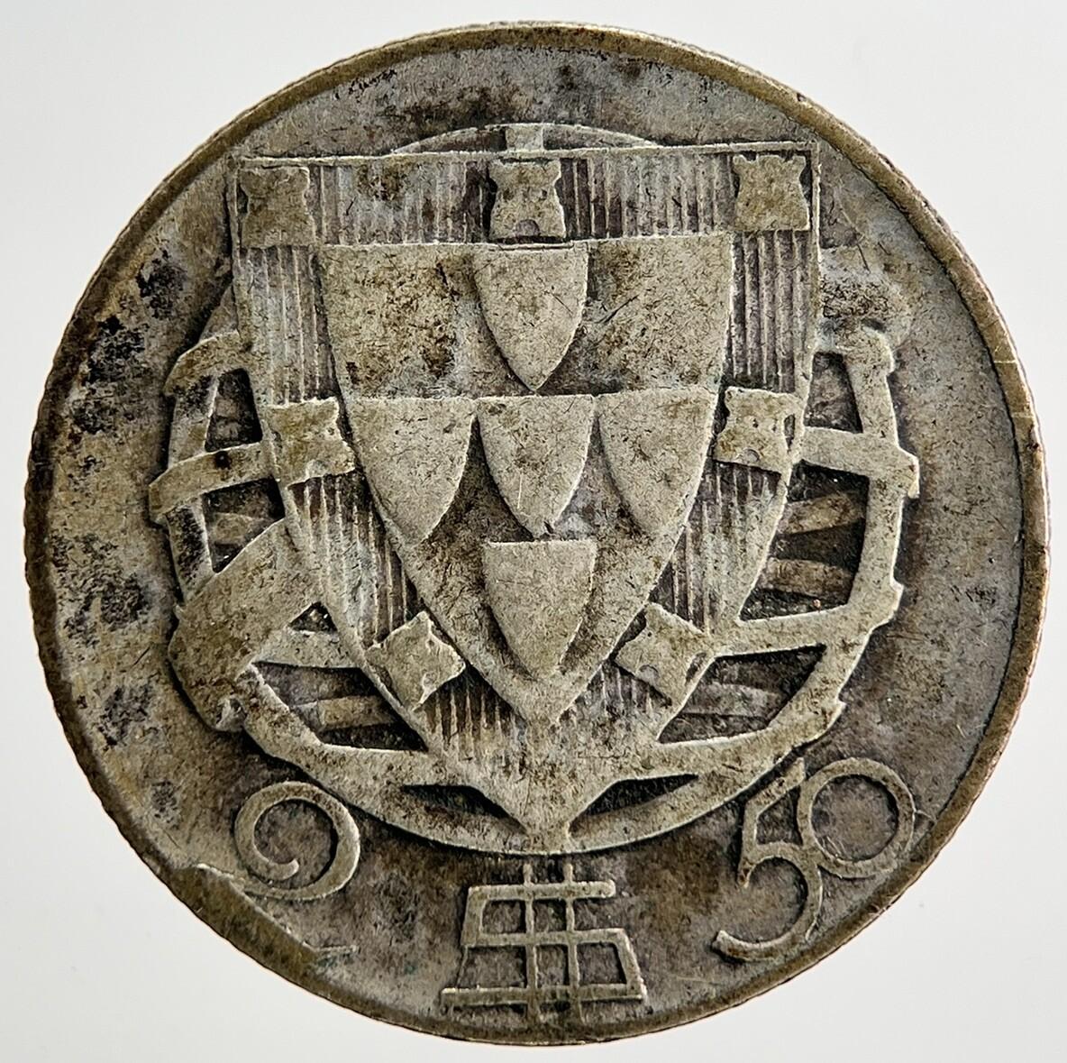 1943 Portugal 2.5 Escudos Silver Coin | Collectable Grade