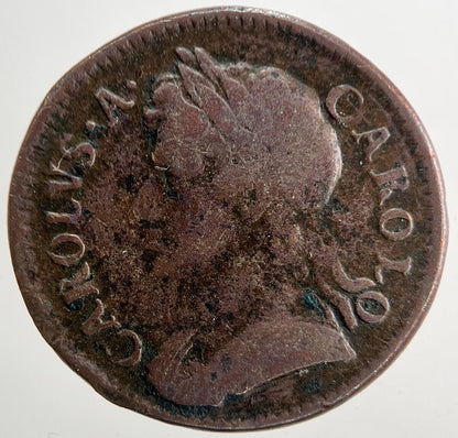 1674 Charles II 2nd Farthing Coin | Fine Collectable Grade