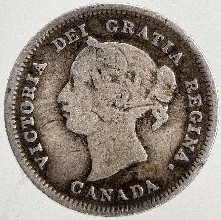 1881-H Canada 5 Cents Silver Coin | Collectable Grade