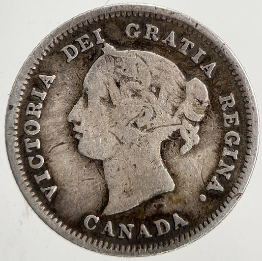 1881-H Canada 5 Cents Silver Coin | Collectable Grade