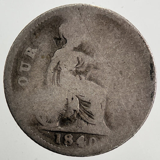 1840 Victoria Groat Four-Pence Silver Coin | Collectable Grade