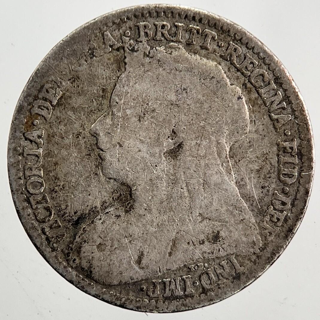 1893 Victoria Threepence Silver Coin | Collectable Grade