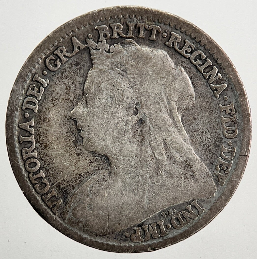 1898 Victoria Threepence Silver Coin | Collectable Grade