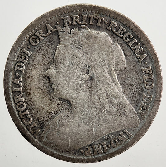 1898 Victoria Threepence Silver Coin | Collectable Grade