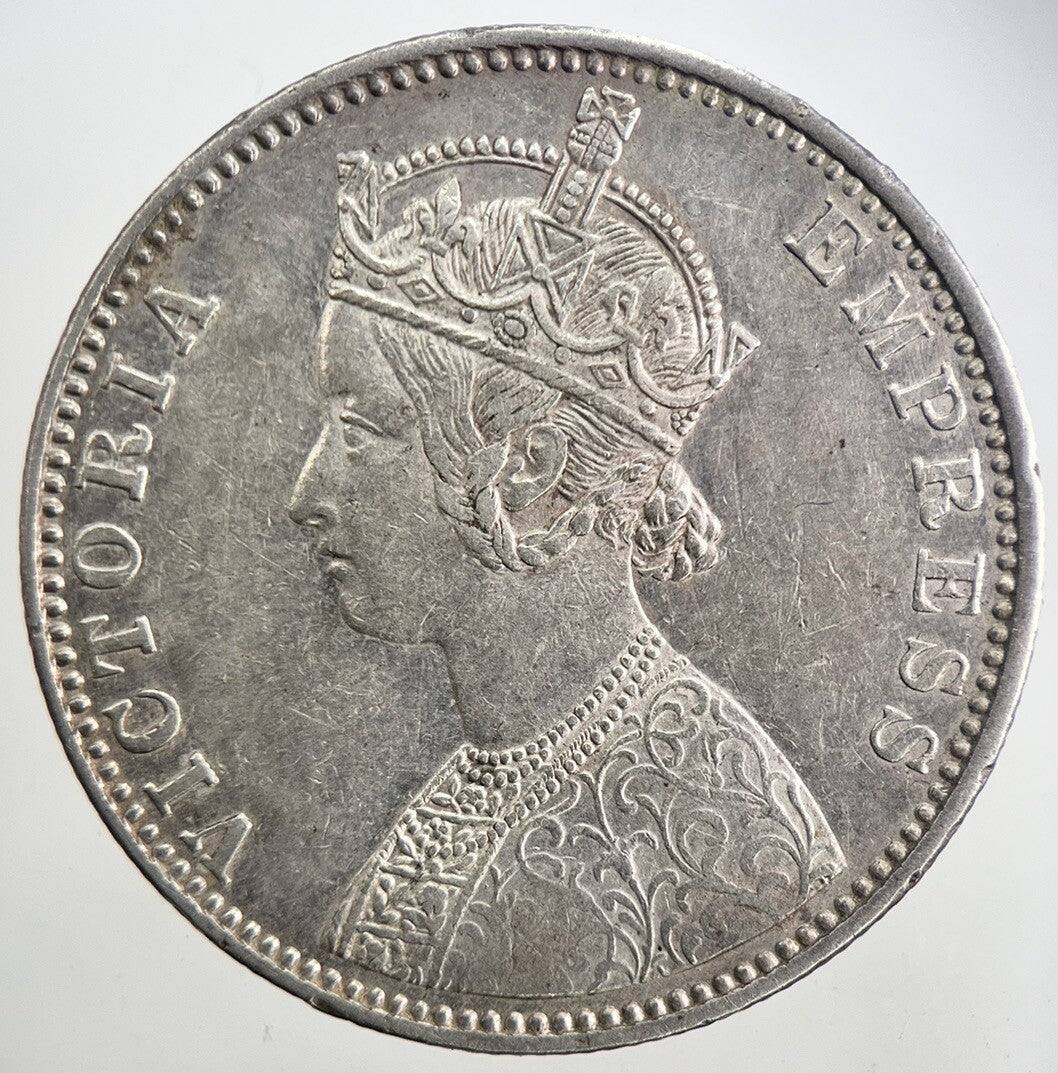 1901 India 1 One Rupee Silver Coin | Very High Grade