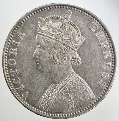 1901 India 1 One Rupee Silver Coin | Very High Grade