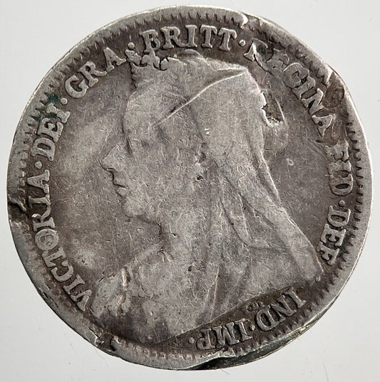1900 Victoria Threepence Silver Coin | Collectable Grade