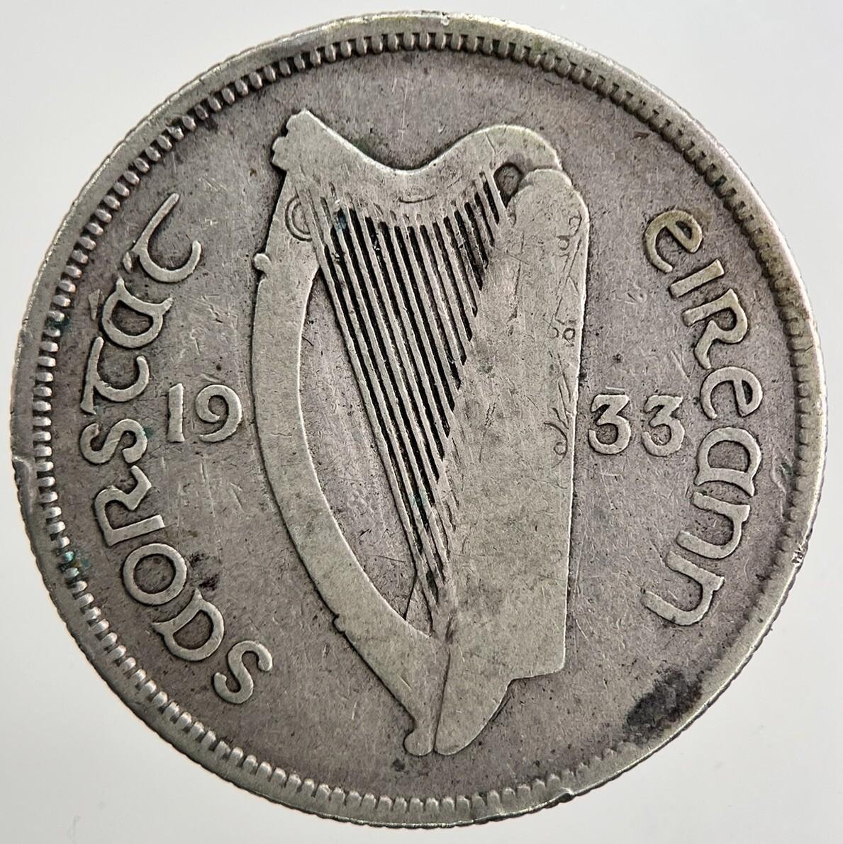 1933 Irish Florin Silver Coin | Collectable Grade