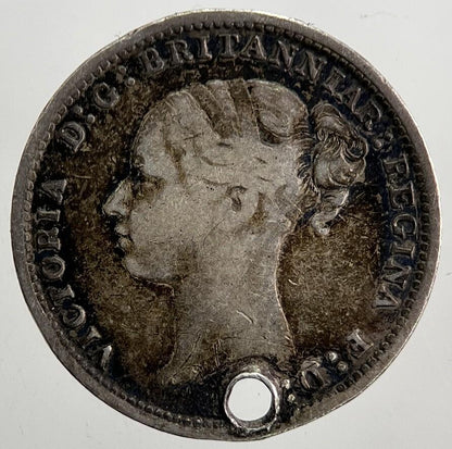 1886 Victoria Threepence Silver Coin | Very High Grade