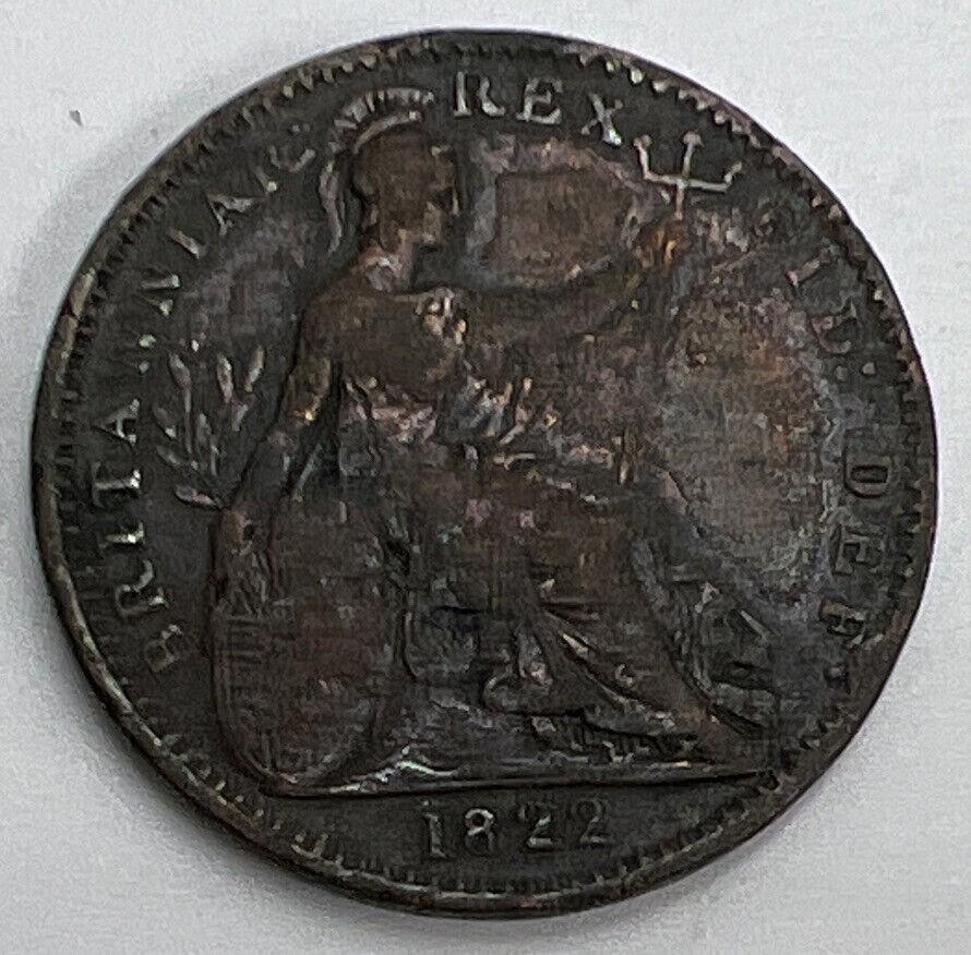 1822 George IV Farthing Coin | Collectable Grade