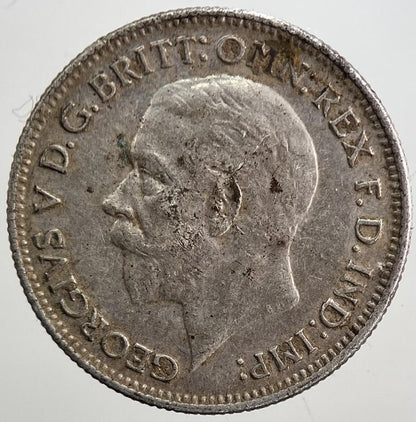 1935 George V Sixpence Silver Coin | Very High Grade