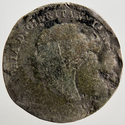 1873 Young Head Victoria Threepence Silver Coin | Worn Grade