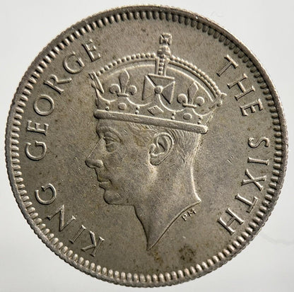 1950 Mauritius 1/4 Quarter Rupee Coin | Very High Grade