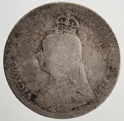 1890 Victoria Threepence Silver Coin | Collectable Grade