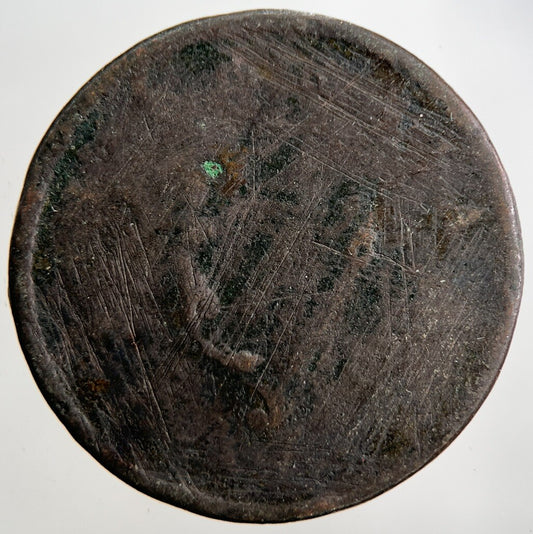 Hibernia George III 3rd Irish Half-Penny Coin | Worn Grade