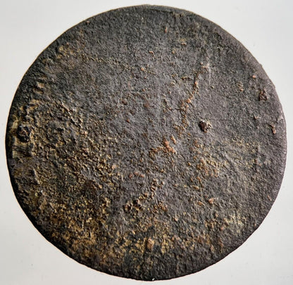 George 3rd III Half-Penny British Coin | Worn Grade