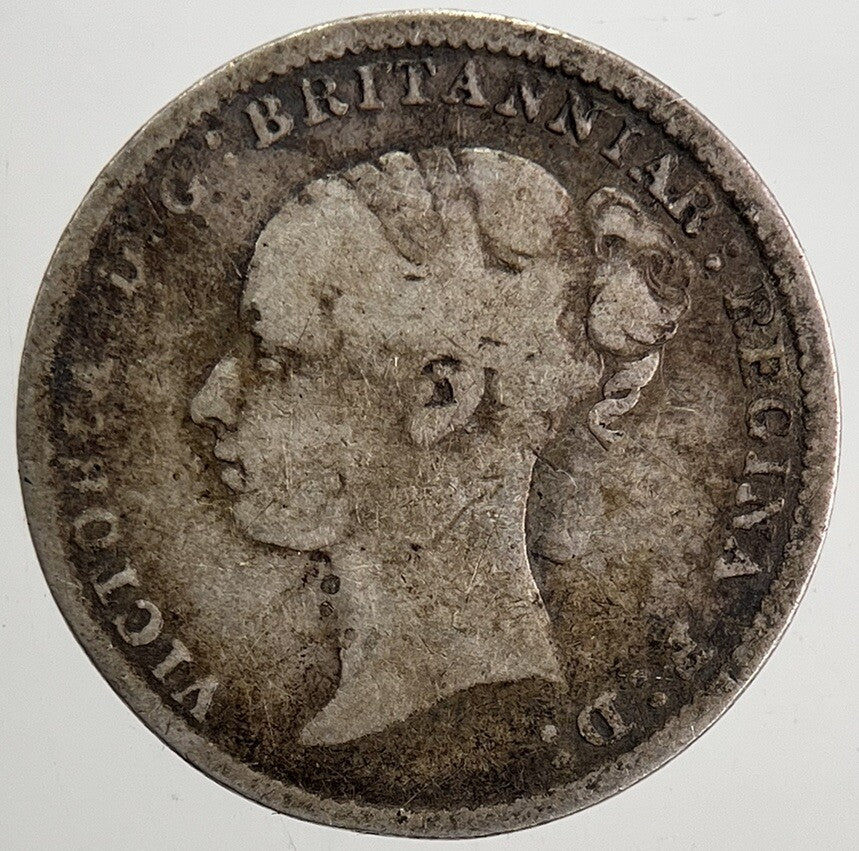 1886 Victoria Threepence Silver Coin | Collectable Grade