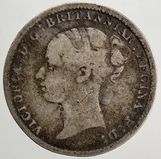 1886 Victoria Threepence Silver Coin | Collectable Grade