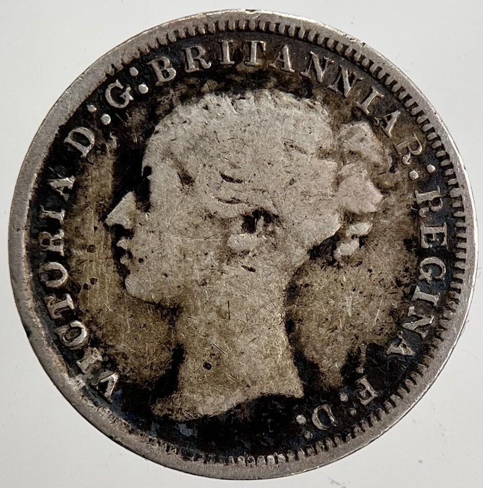 1873 Victoria Threepence Silver Coin | Collectable Grade