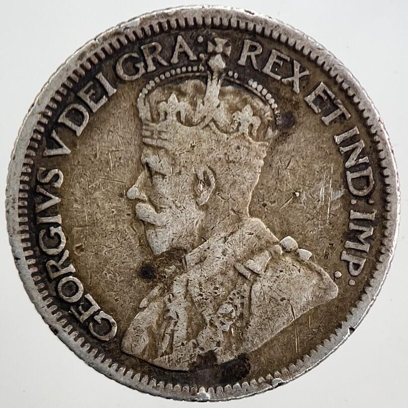 1916 Canada 10 Cents Silver Coin | Fine Collectable Grade