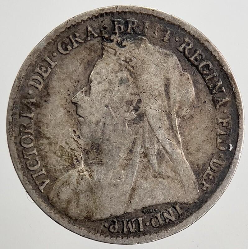 1894 Victoria Threepence Silver Coin | Collectable Grade