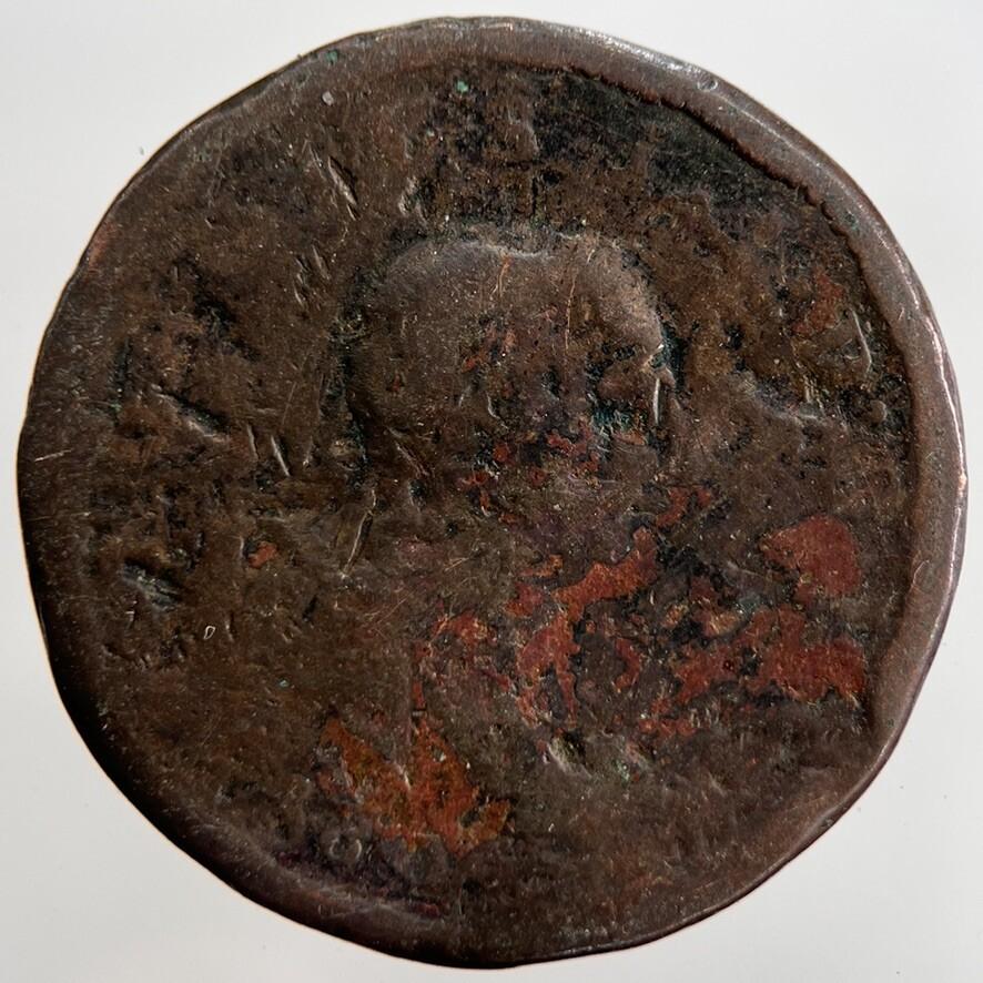 1806 George 3rd III Half-Penny British Coin | Worn Grade