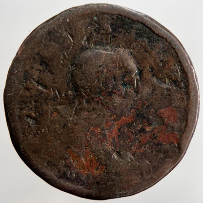 1806 George 3rd III Half-Penny British Coin | Worn Grade