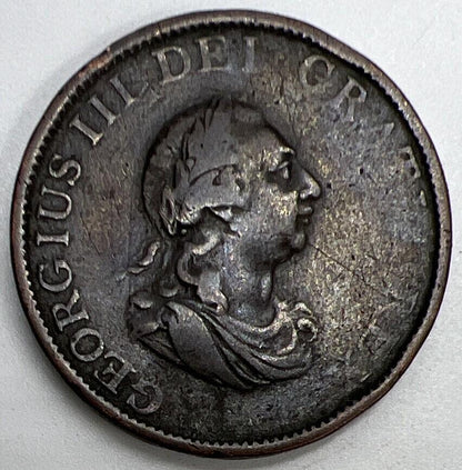 1799 George III Half-Penny Coin | Collectable Grade