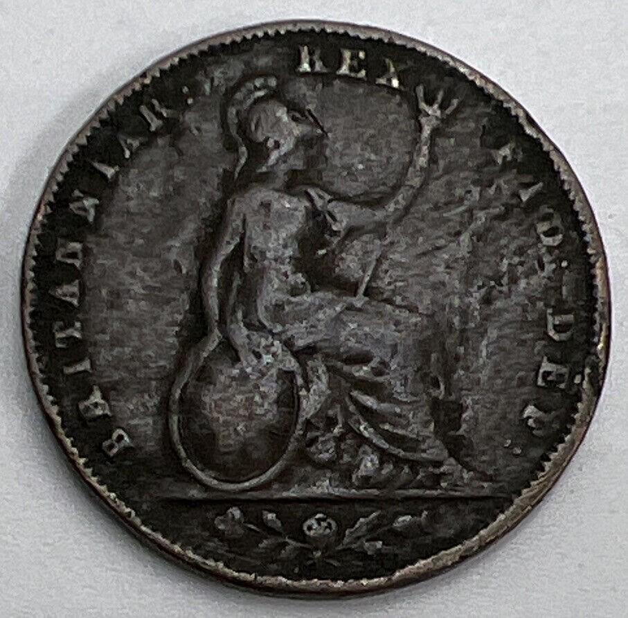 1835 Farthing | British Copper Coin | William IV | Collectable Grade