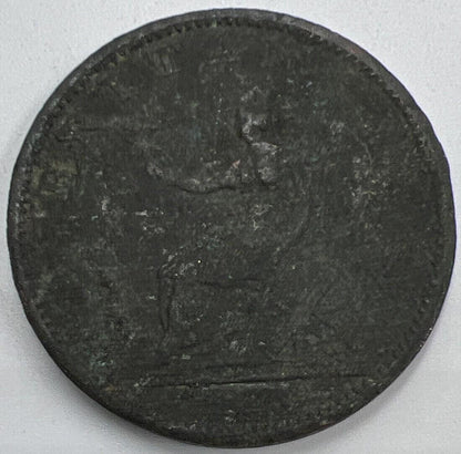 1806 George III Half-Penny | British Coin | Fair Grade