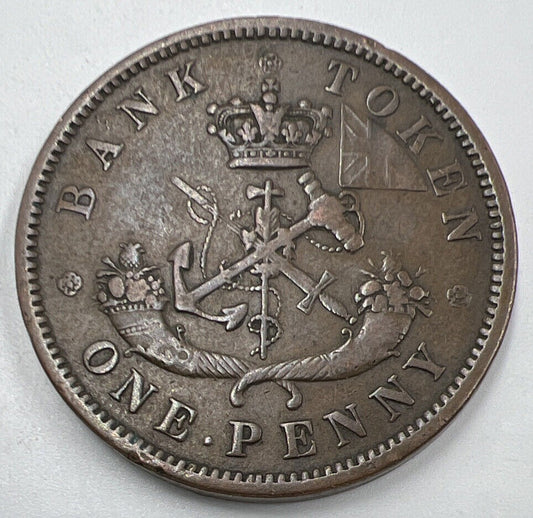1854 Bank of Upper Canada Token | Very High Grade