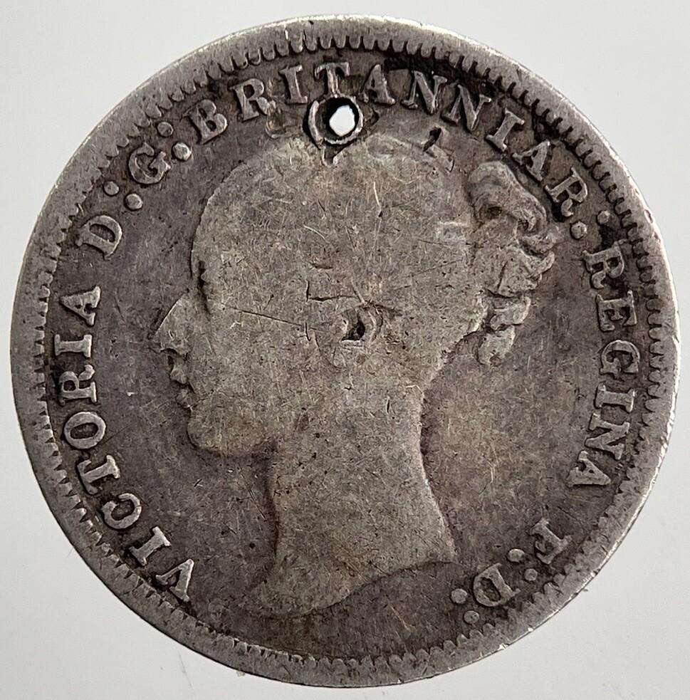 1875 Victoria Threepence Silver Coin | Collectable Grade