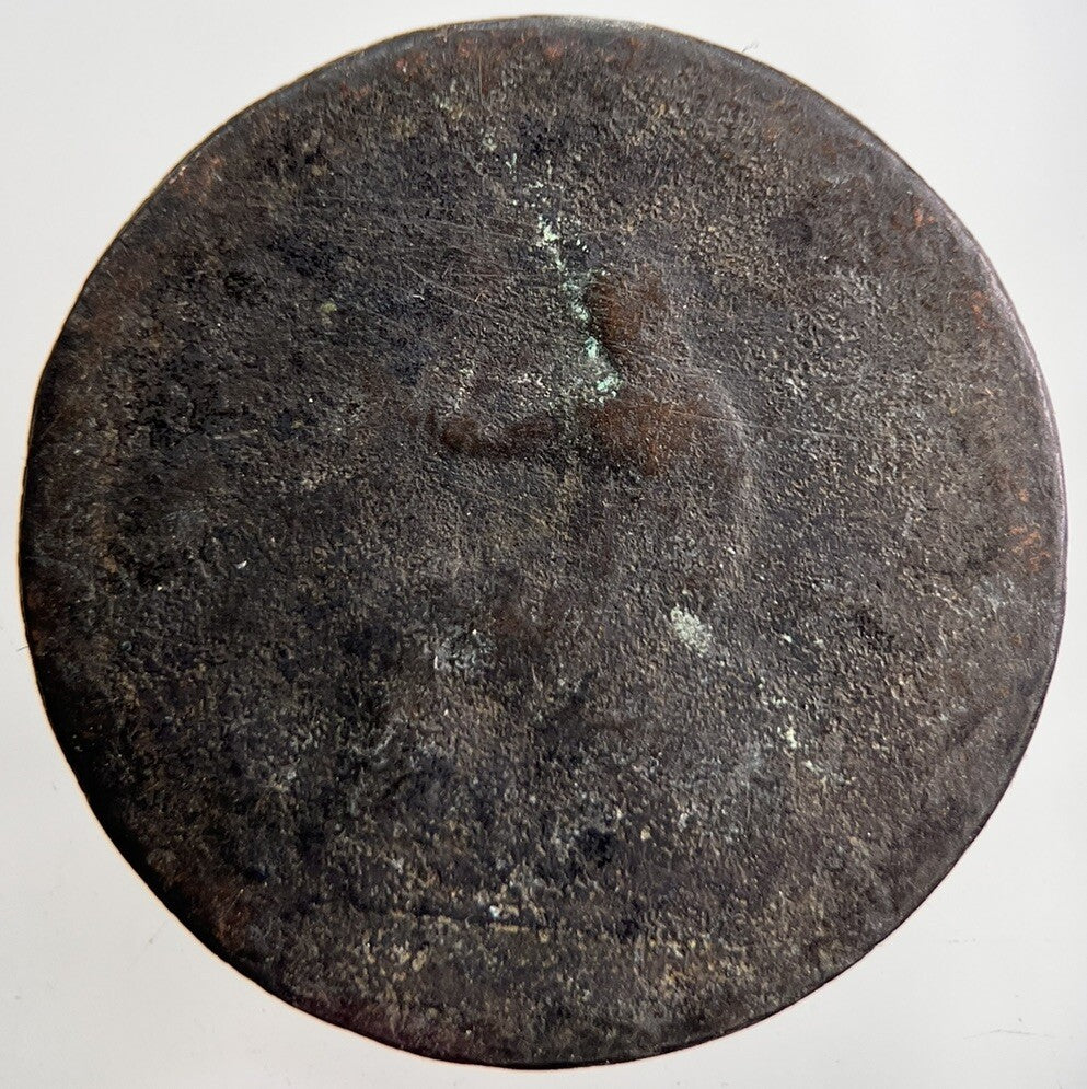George 3rd III Half-Penny British Coin | Worn Grade