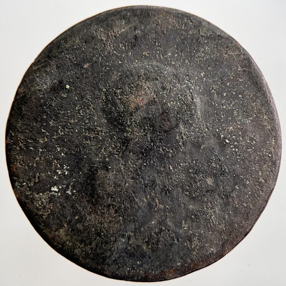 George 3rd III Half-Penny British Coin | Worn Grade