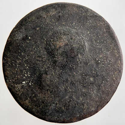 George 3rd III Half-Penny British Coin | Worn Grade