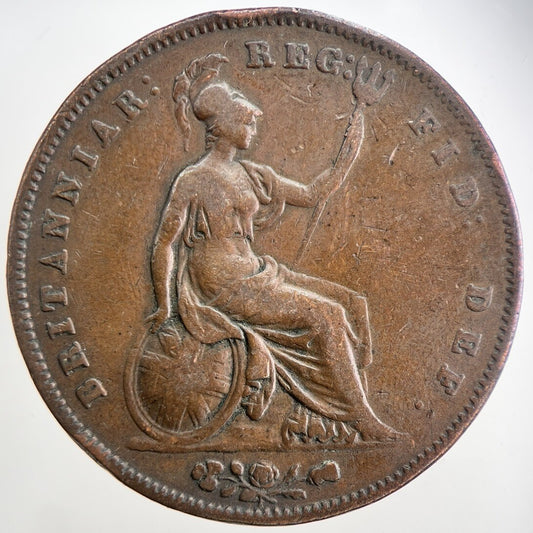 1853 Victoria One Penny Coin | Fine Collectable Grade