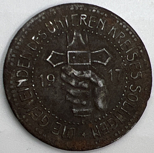 1917 WW1 50 Pfennig Coin Emergency Money | Germany Coin Collectable Grade