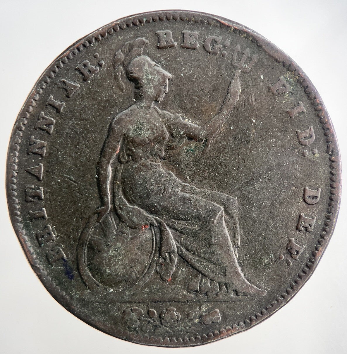 1854 Victoria One Penny Coin | Fine Collectable Grade | a9263