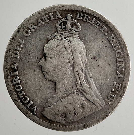 1893 Victoria Threepence Silver Coin | Collectable Grade | a8680