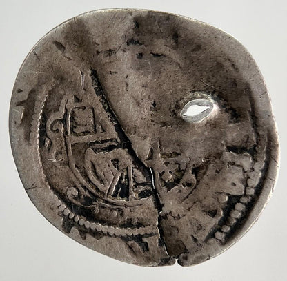 British Charles I 1st Penny Hammered Silver Coin | Collectable Grade | a9153