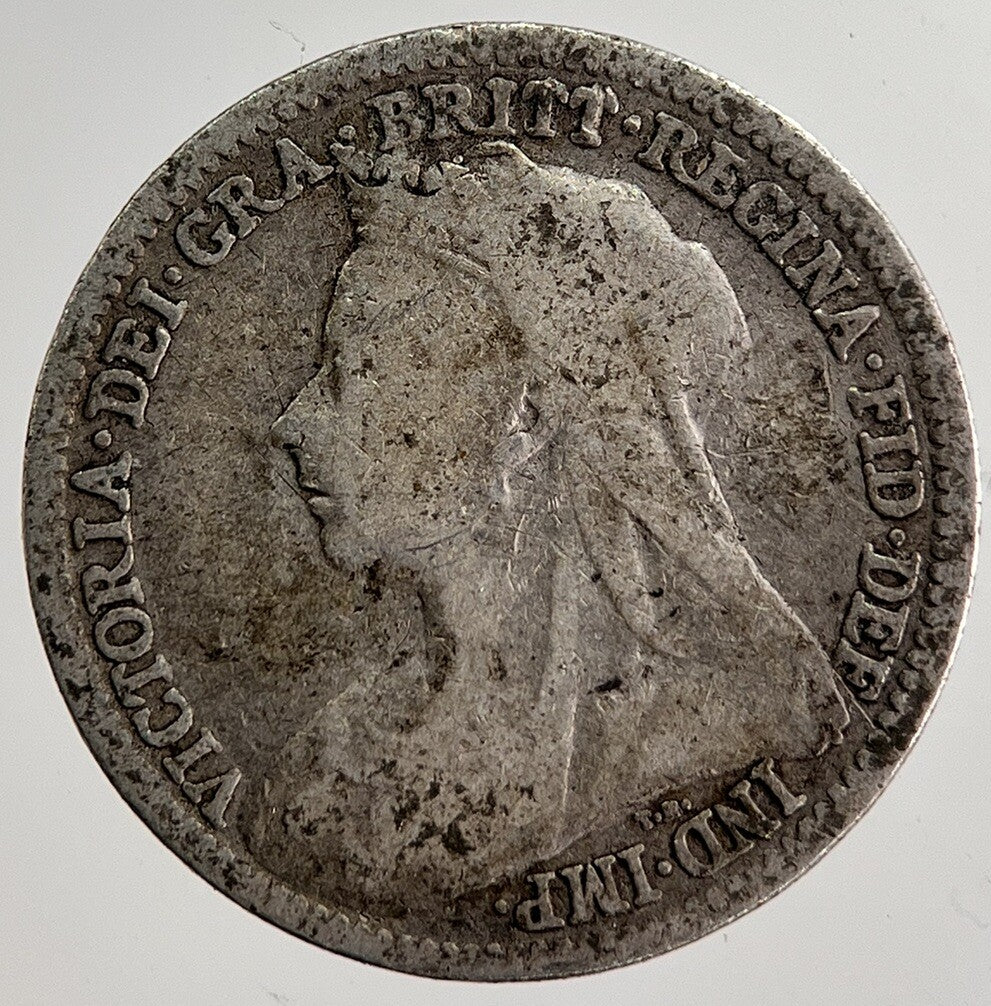 1898 Victoria Threepence Silver Coin | Collectable Grade | a8693