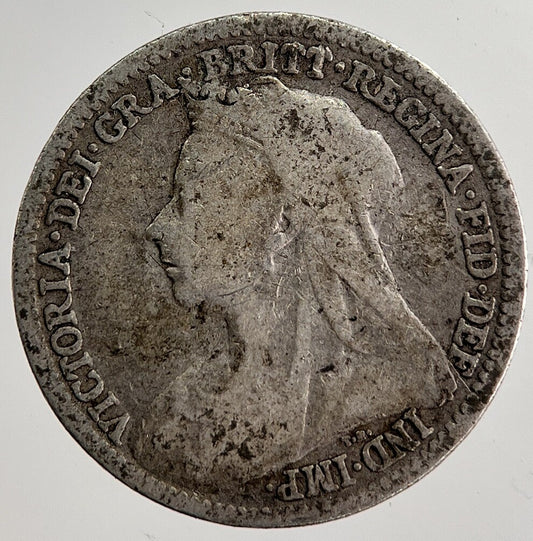 1898 Victoria Threepence Silver Coin | Collectable Grade | a8693