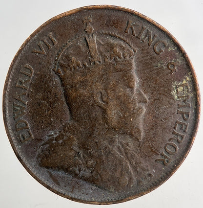 1904 Hong Kong 1 Cent Coin | Fine Collectable Grade | a9172