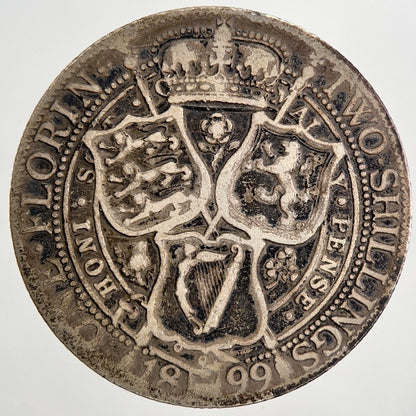 1899 Victoria Florin Silver Coin | Collectable Grade | a9085